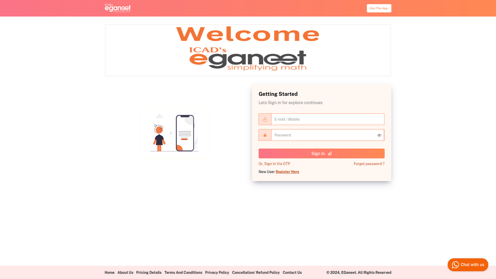 Eganeet website